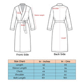 Kuber Industries Half Sleeve Terry Cotton Bathrobe |Soft and Easy to Absorb & Dry| Unisex Bathrobe|Free Size|Navy Blue